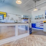 moving supplies and front desk office area with on-site management