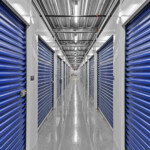 aisle of temperature-controlled storage units at Vault Storage in Berwyn, PA